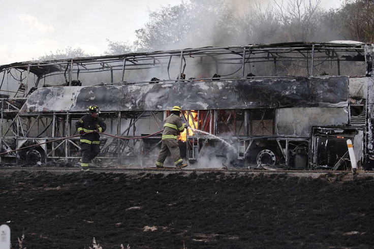 burned bus