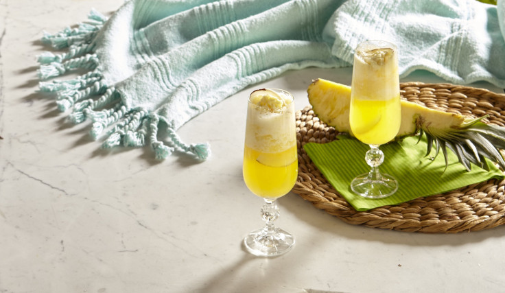 Sparkling Ice Coconut Pineapple Sorbet Bellini