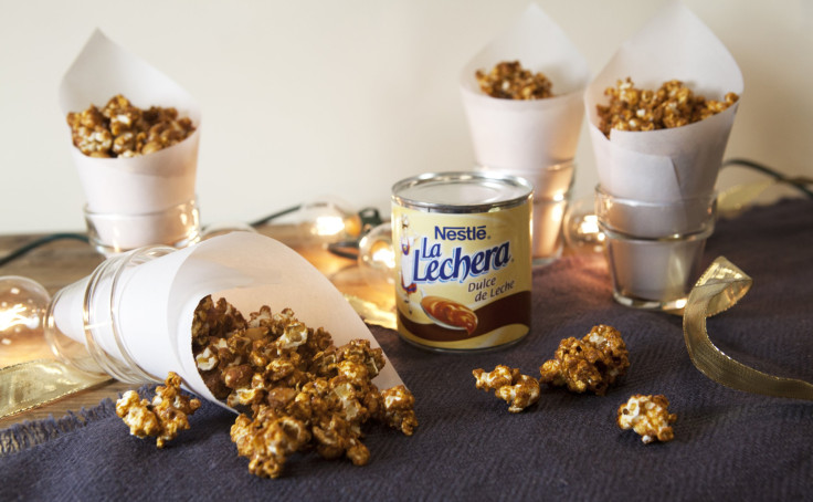 Dulce de Leche Popcorn Clusters