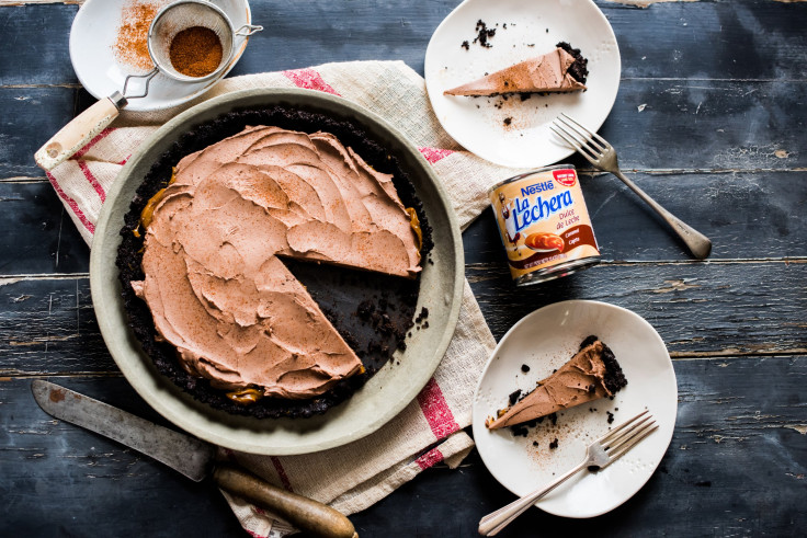 Sriracha and Dulce de Leche Chocolate Tart