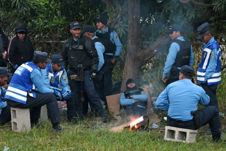 Members of Honduras National Police