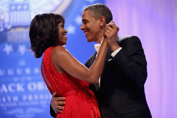 Michelle Obama and Barack Obama 