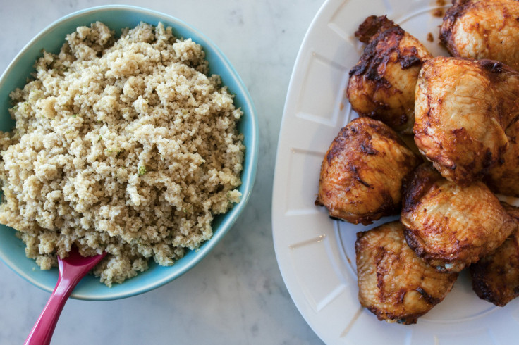 Asian-Inspired Chicken + Coconutty Quinoa