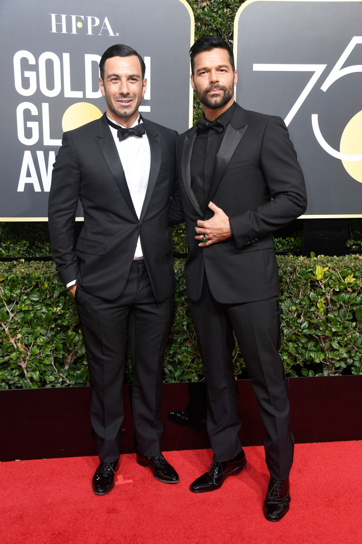 Golden Globes 2018 Red Carpet Photos: Ricky Martin, Jwan Yosef