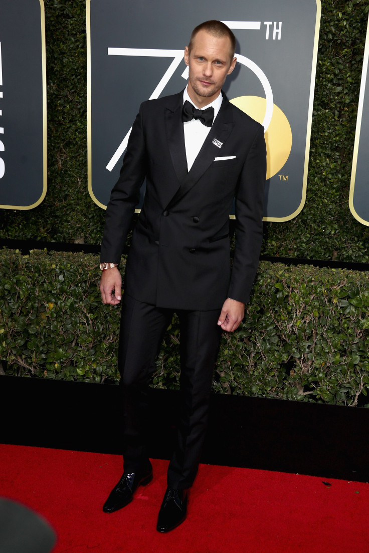 Golden Globes 2018 Red Carpet Photos: Alexander Skarsgard