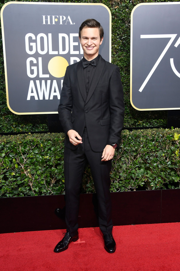 Golden Globes 2018 Red Carpet Photos: Ansel Elgort