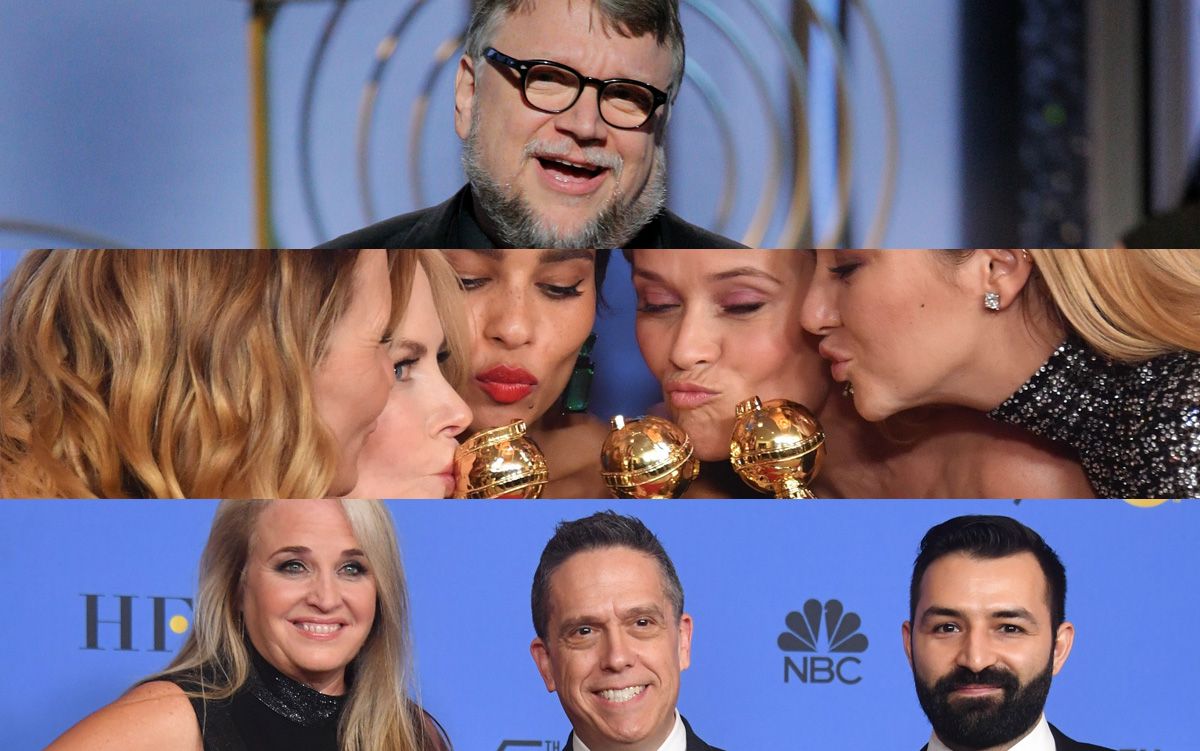 Golden Globes 2018 Full Winners List Guillermo Del Toro Coco Take Awards
