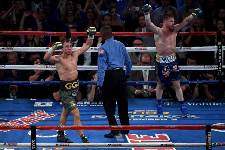  Gennady Golovkin and Canelo Alvarez 