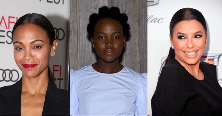 Zoes Saldana. Lupita Nyong'o, Eva Longoria