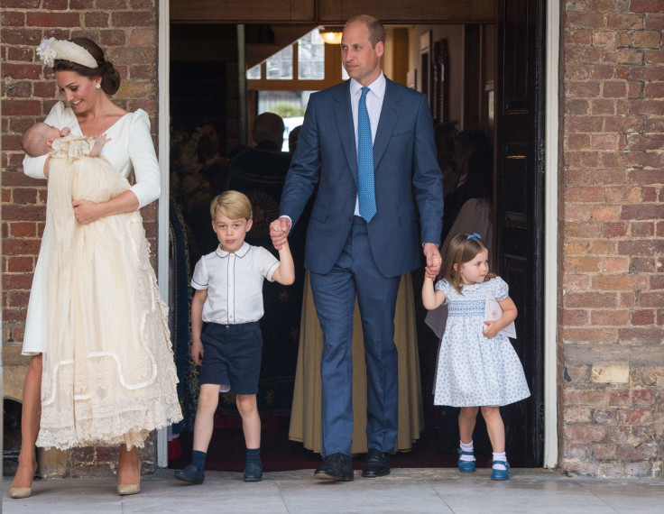 Kate Middleton, Prince Louis, Prince George, Prince William and Princess Charlotte