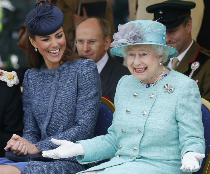 Kate Middleton and Queen Elizabeth