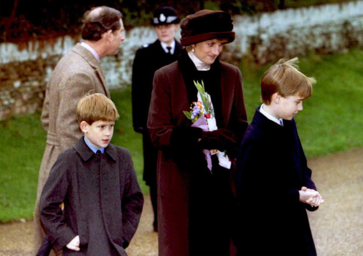 Prince Charles, Prince Harry, Princess Diana and Prince William