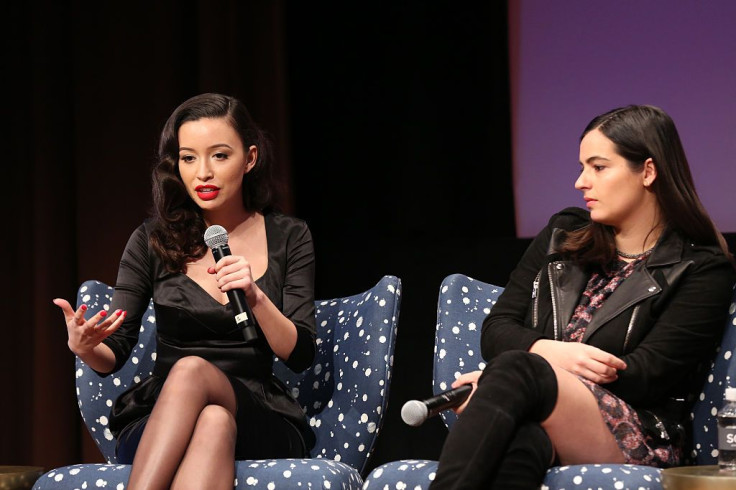 Christian Serratos and Alanna Masterson