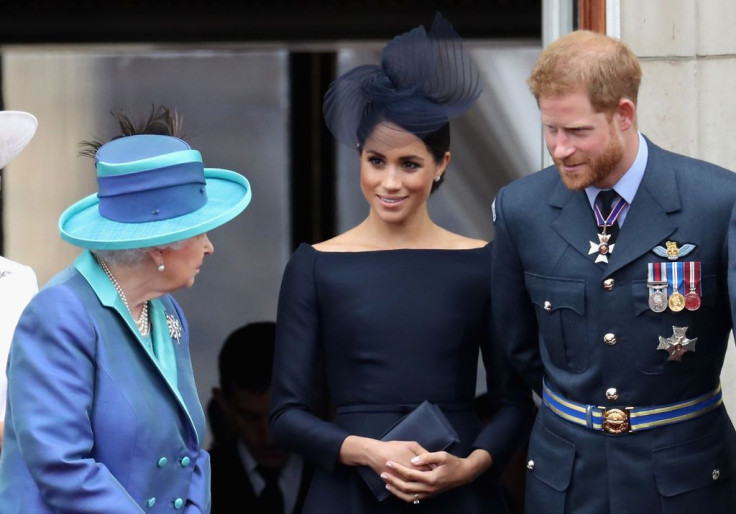 Queen Elizabeth, Meghan Markle and Prince Harry