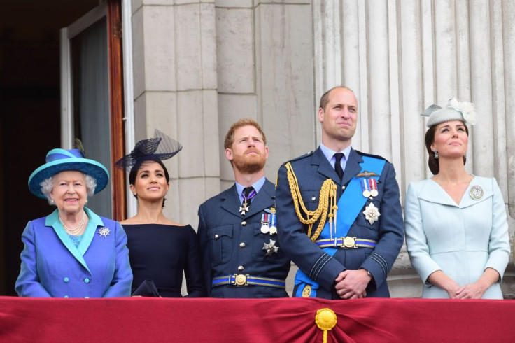 Queen Elizabeth, Meghan Markle, Prince Harry, Prince William and Kate Middleton