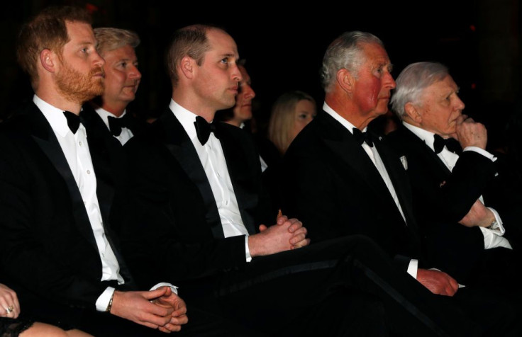 Prince Harry, Prince William and Prince Charles