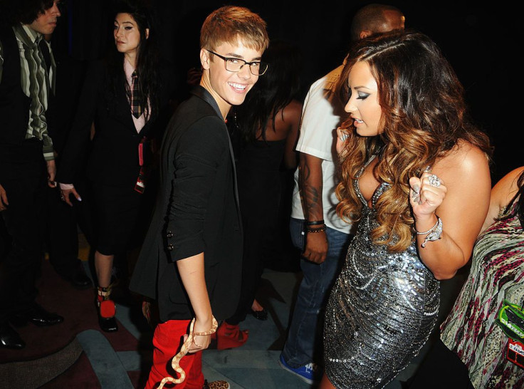 Justin Bieber and Demi Lovato