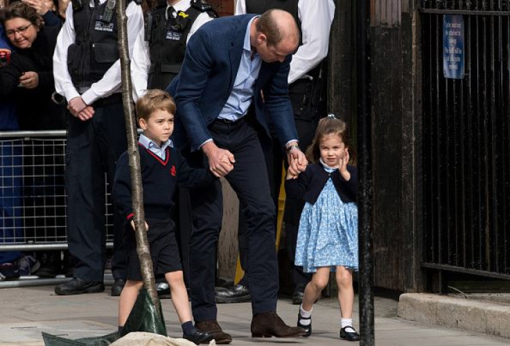 Prince George, Prince William and Princess Charlotte