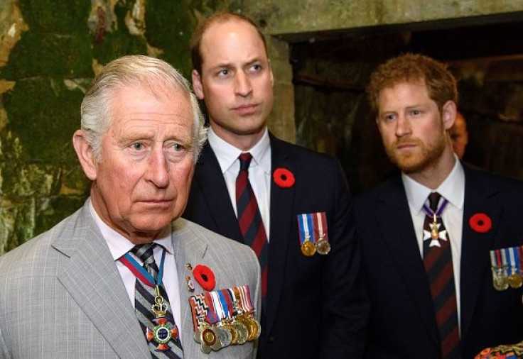 Prince Charles, Prince William and Prince Harry