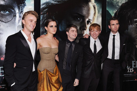 Tom Felton, Emma Watson, Daniel Radcliffe, Rupert Grint and Matthew Lewis