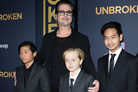 Pax, Brad Pitt, Shiloh and Maddox