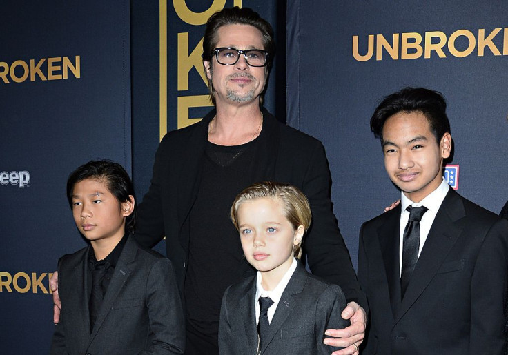 Pax, Brad Pitt, Shiloh and Maddox