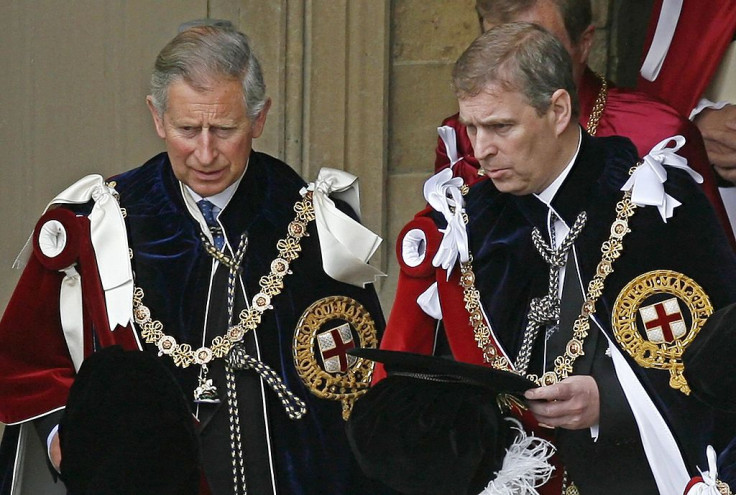 Prince Charles and Priince Andrew