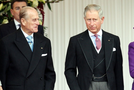 Prince Philip and Prince Charles