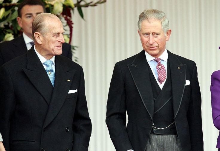 Prince Philip and Prince Charles