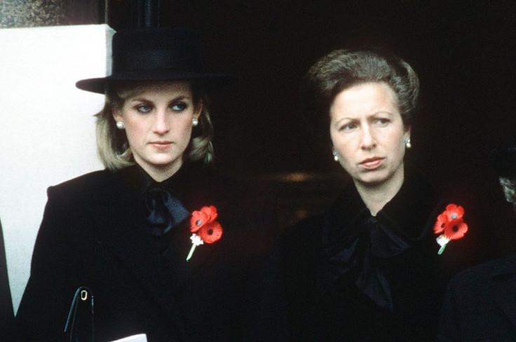 Princess Diana and Princess Anne