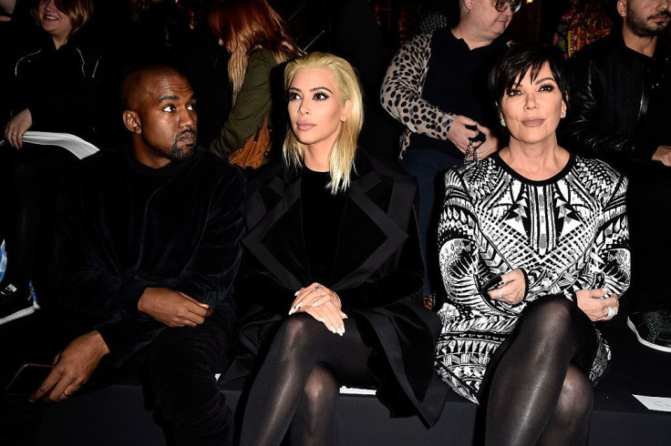 Kanye West, Kim Kardashian and Kris Jenner