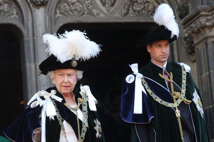 Queen Elizabeth and Prince William