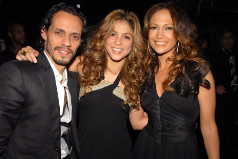 Marc Anthony, Shakira and Jennifer Lopez