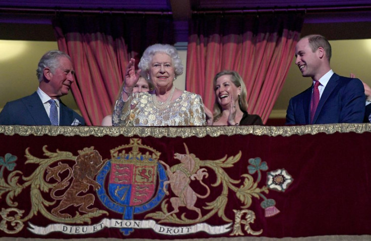 Prince Charles, Queen Elizabeth and Prince William