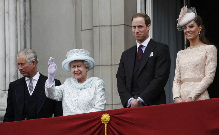 Prince Charles, Queen Elizabeth, Prince William and Kate Middleton