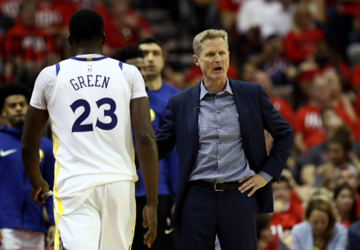 Steve Kerr Draymond Green Warriors