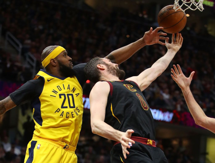 Kevin Love Cleveland Cavaliers Trevor Booker Pacers