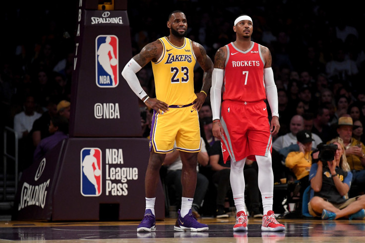 LeBron James Lakers Carmelo Anthony