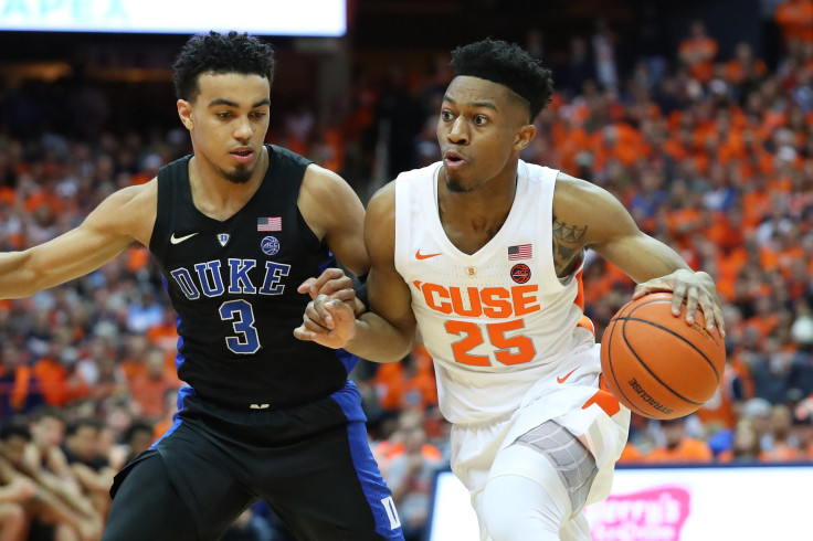 Tyus Battle Syracuse Orange Tre Jones Duke Blue Devils