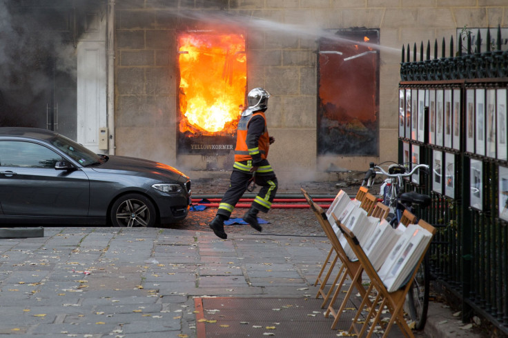house on fire