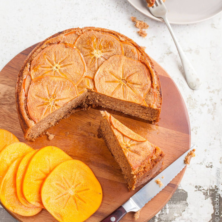 Persimmon cake