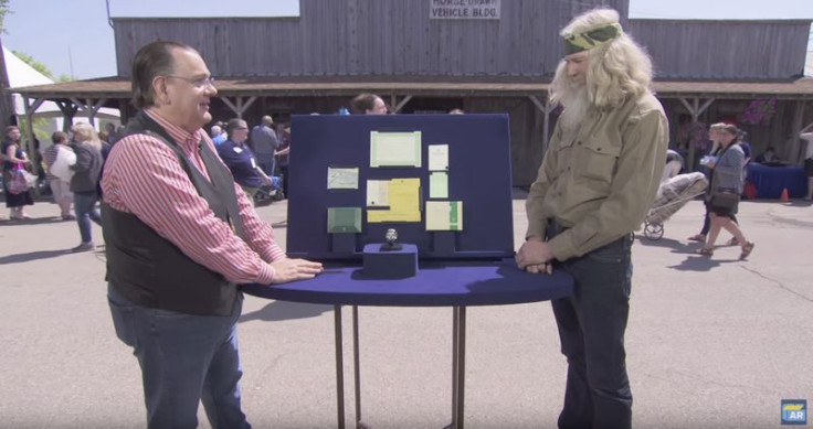 A veteran has his watch appraised in a episode of "Antiques Roadshow." (Antiques Roadshow)