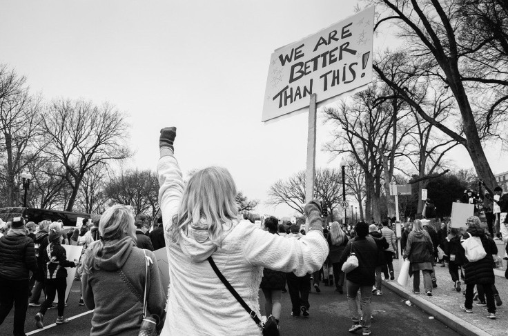 Women protest