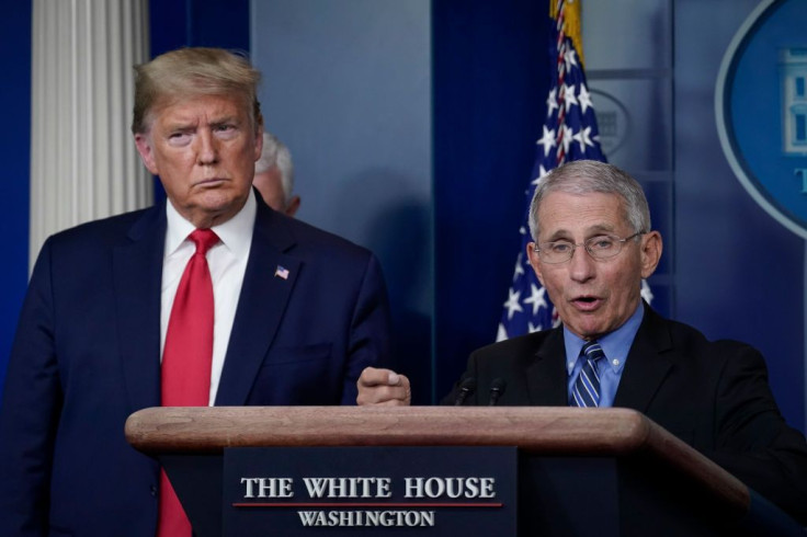 Coronavirus COVID-19, Dr. Anthony Fauci, President Donald Trump