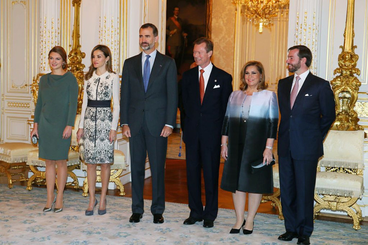 Princess Stephanie de Lannoy, Queen Letizia of Spain, King Felipe VI of Spain, Grand Duke Henri of Luxembourg, Grand Duchess Maria Teresa of Luxembourg, Prince Guillaum