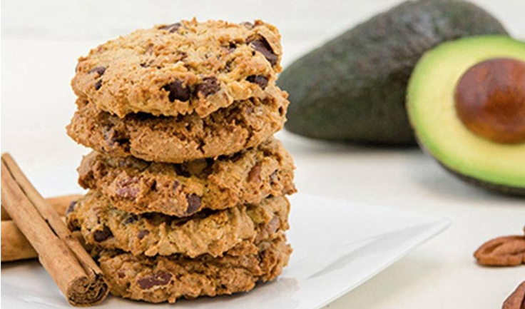 Avocado Cinnamon Pecan Chocolate Chip Cookies