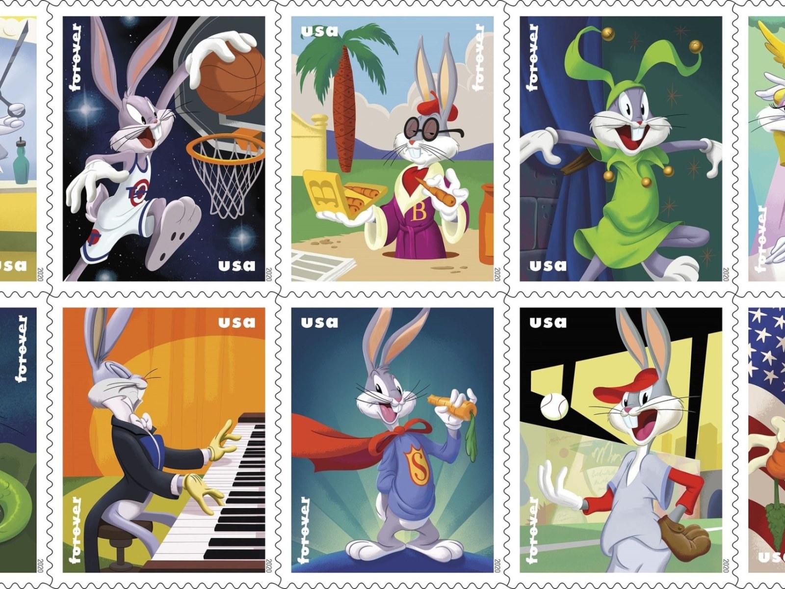 What's up, Doc?" USPS Issued Bugs Bunny Stamps To Celebrate Character's 80th Birthday