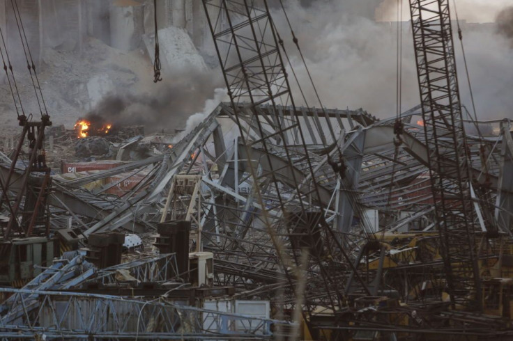 Massive Explosion Near Port Area Of Beirut