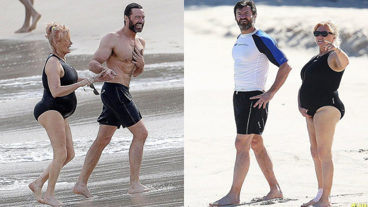 Hugh Jackman and wife Deborra-lee Furness