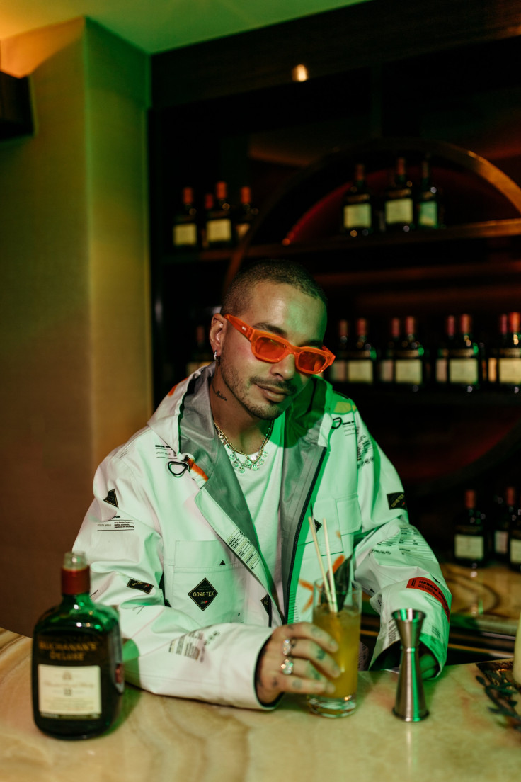 J Balvin Raising A Glass of Buchanan's Whisky To Hispanic Heritage Month